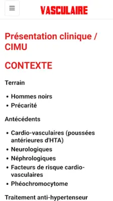 vascular diseases android App screenshot 9