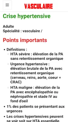 vascular diseases android App screenshot 10