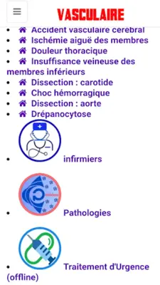 vascular diseases android App screenshot 13