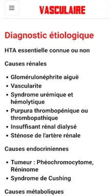 vascular diseases android App screenshot 3